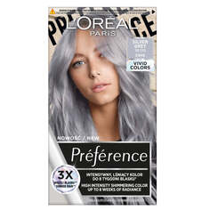 L&apos;Oreal Paris Перманентная краска для волос Preference Vivid Colors 10.112 серебристо-серая L'Oreal