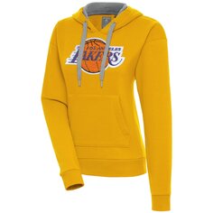 Пуловер с капюшоном Antigua Los Angeles Lakers, золотой