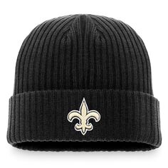 Шапка Fanatics Branded New Orleans Saints, черный