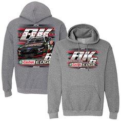 Пуловер с капюшоном RFK Racing Brad Keselowski, серый