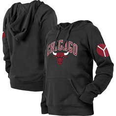 Пуловер с капюшоном New Era Chicago Bulls, черный