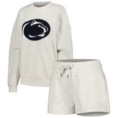 Пижамный комплект Gameday Couture Penn State Nittany Lions, пепельный