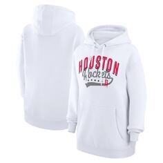 Пуловер с капюшоном G-III 4Her by Carl Banks Houston Rockets, белый