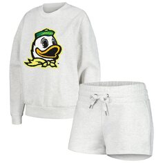 Пижамный комплект Gameday Couture Oregon Ducks, пепельный