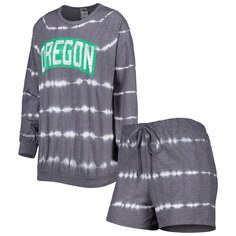 Пижамный комплект Gameday Couture Oregon Ducks, серый