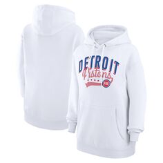 Пуловер с капюшоном G-III 4Her by Carl Banks Detroit Pistons, белый