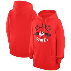 Пуловер с капюшоном G-III 4Her by Carl Banks Atlanta Hawks, красный