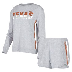 Пижамный комплект Concepts Sport Texas Longhorns, серый