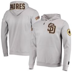 Пуловер с капюшоном Pro Standard San Diego Padres, серый