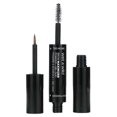 Пудра и гель для увеличения объема бровей Wet n wild Medium Brown, 3,5 мл.