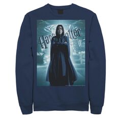 Мужской флисовый пуловер с изображением Гарри Поттера-полукровки, принца Снейпа и плакат с изображением персонажа Синий Harry Potter, синий