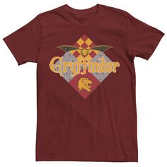 Мужская футболка с логотипом Gryffindor Golden Snitch Harry Potter