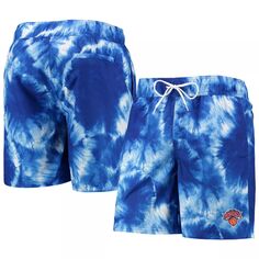 Мужские спортивные шорты Carl Banks Blue New York Knicks Splash Volley Swim Shorts G-III