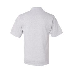 Рубашка-поло SpotShield 50/50 с карманом JERZEES, светло-синий