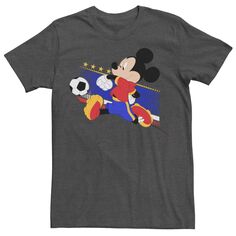Мужская футболка с портретом Микки Мауса в Испании, футбольная форма Disney