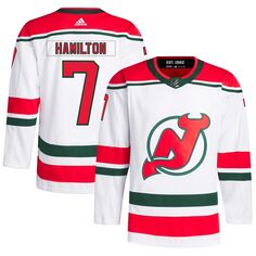 Мужская белая майка Dougie Hamilton New Jersey Devils 2022/23 Heritage Primegreen Authentic Pro Джерси adidas