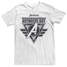 Мужская футболка с символом Дня Мстителей Marvel