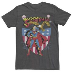 Мужская футболка со звездами и полосками Супермена DC Comics