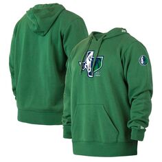 Мужской зеленый пуловер с капюшоном Dallas Mavericks 2021/22 City Edition Big &amp; Tall New Era