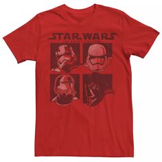 Мужская футболка с портретной вставкой с изображением императорских персонажей Star Wars