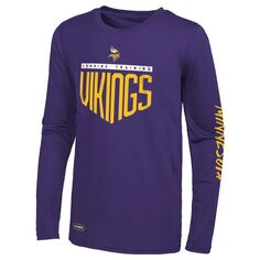 Мужская фиолетовая футболка с длинным рукавом Minnesota Vikings Joint Authentic Impact Outerstuff
