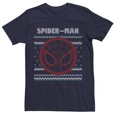 Мужская трикотажная футболка с круглым логотипом Marvel Spider-Man Licensed Character