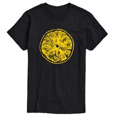Мужская футболка с цельным рисунком Big &amp; Tall Lemon Slice License