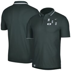 Мужское зеленое поло Michigan State Spartans Wordmark Performance Nike