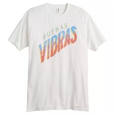 Мужская футболка с цветной надписью Gonzales Buenas Vibras Licensed Character
