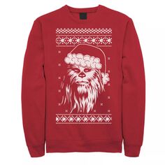 Мужской свитер Chewbacca Ugly Christmas, толстовка Санта-Клауса Star Wars
