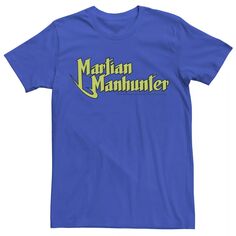 Мужская футболка с логотипом Martian Manhunter DC Comics