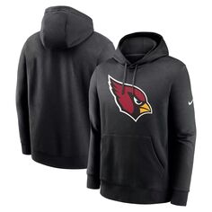 Мужской черный пуловер с капюшоном Arizona Cardinals Rewind Club Nike