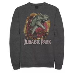Мужской флисовый пуловер с графическим логотипом «Парк Юрского периода» T-Rex Explosion Jurassic World