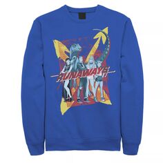 Мужской флисовый пуловер с графическим рисунком Runaways Group Shot Marvel