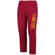 Мужские флисовые брюки Cardinal Iowa State Cyclones Colosseum