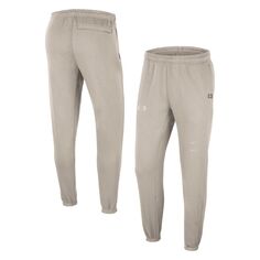 Мужские брюки-джоггеры кремового цвета LSU Tigers Nike