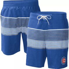 Мужские спортивные шорты для плавания Carl Banks Royal Chicago Cubs Coastline Volley G-III