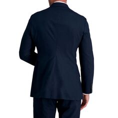 Мужской эластичный пиджак строго кроя премиум-класса JM Haggar, синий