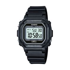 Часы Unisex Illuminator с цифровым хронографом, Черные Casio, черный