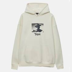 Толстовка с капюшоном Pull&amp;Bear Tupac, белый