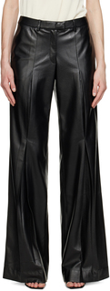 Черные брюки из искусственной кожи Vortico Aya Muse