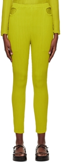 Желтые брюки для инкубации Issey Miyake