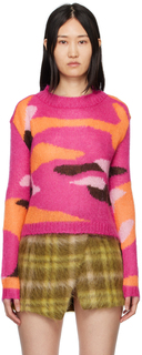 Розовый свитер Mila с камуфляжным принтом Andersson Bell