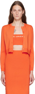 Оранжевый Кардиган &apos;The Cropped Cardigan&apos; Marc Jacobs