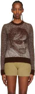 Коричневый свитер пауфито Paloma Wool
