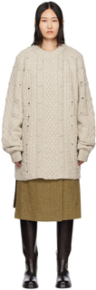 Бежевый длинный свитер Andersson Bell