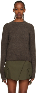 Серо-коричневый спортивный свитер Cuc Paloma Wool