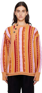 Оранжевый свитер с пуговицами ADER error