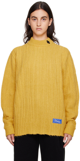 Желтый двусторонний флюидный свитер ADER error