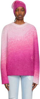 Розовый свитер с градиентом ERL
